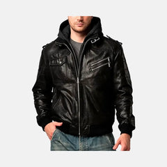 Mens Leather Motorcycle Jacket