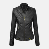 Aurora Slim Fit Style Moto Jacket for Women