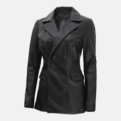 Esme Echelon Women's Leather Blazer Jacket