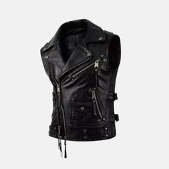 biker jacket vest