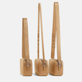 Meadow ladies leather wallets in three different size of straps