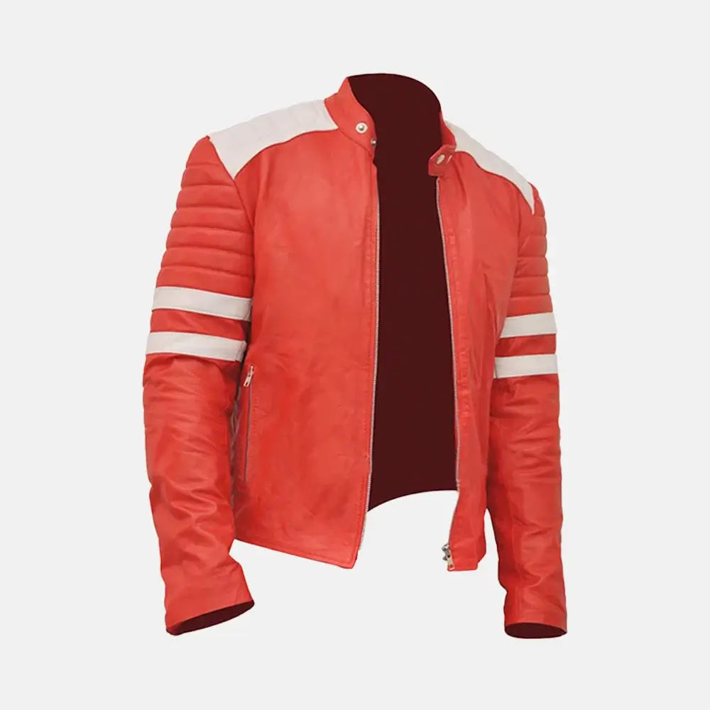 Rebel Roadstar Leather Biker Jacket