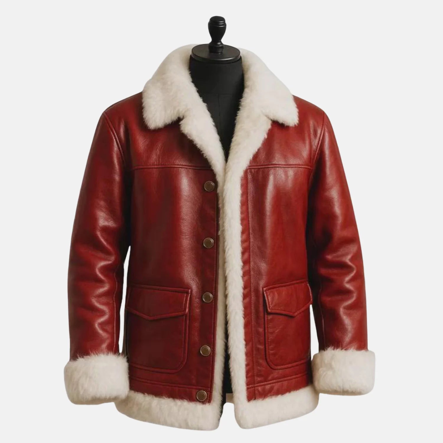 Santa Red Mens Christmas Jacket