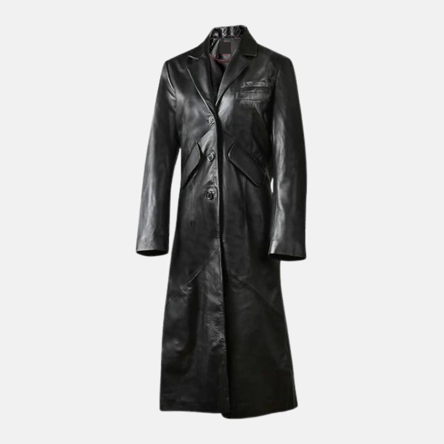 Selene Modern Trendy Style Women’s Leather Overcoat
