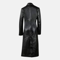 Selene Modern Trendy Style Women’s Leather Overcoat