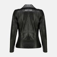 Seraphina Womens Leather Motorcycle Jacket
