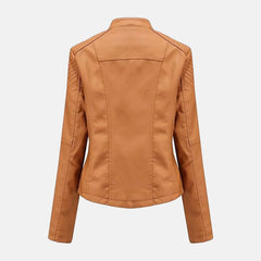 Leather Bomber Jacket