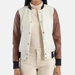 Tivra Hybrid Varsity Jacket Women