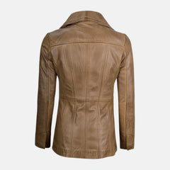 Valencia Business Casual Women’s Leather Blazer Jacket