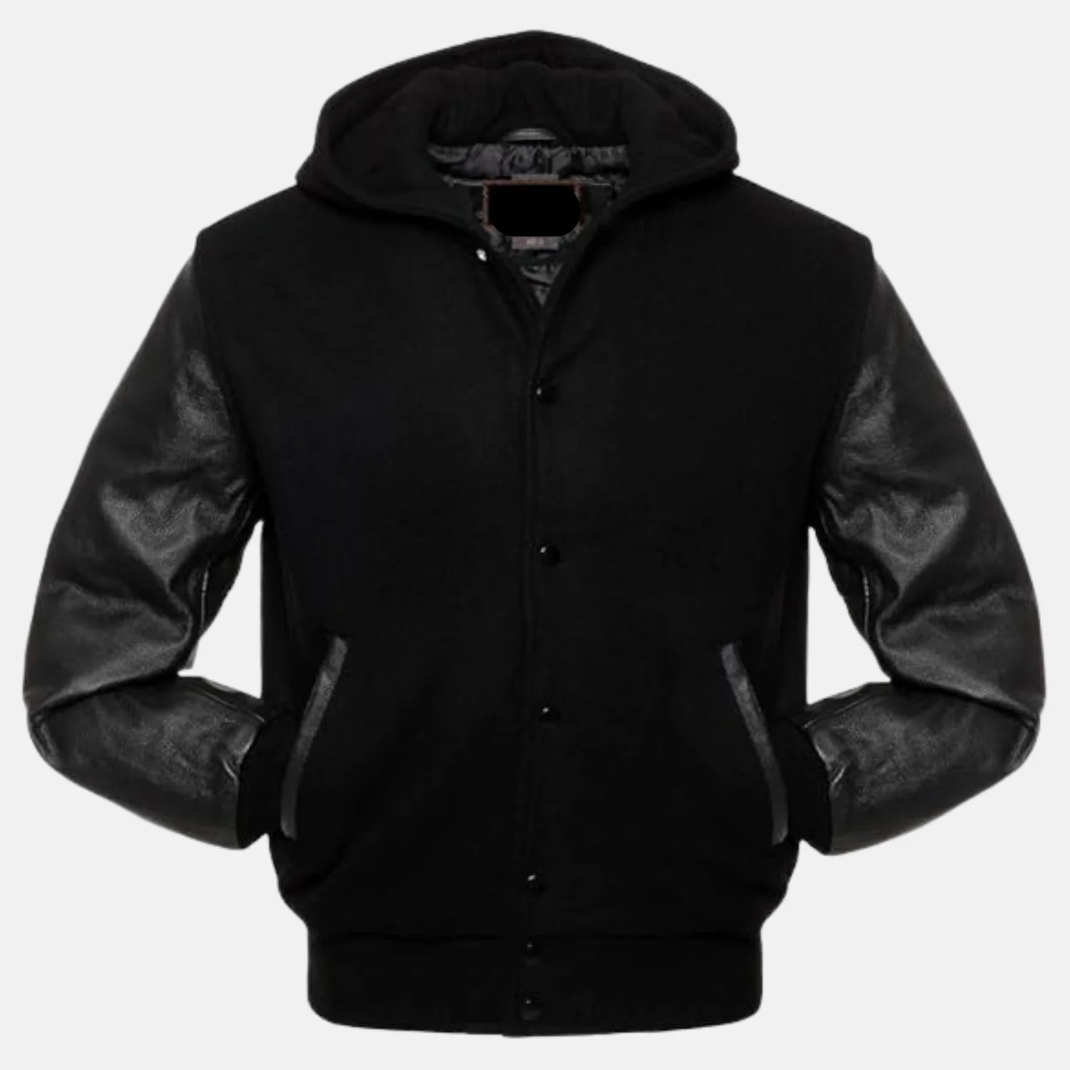 Bomber Jacket with Hood Mens Varsity Jackets
