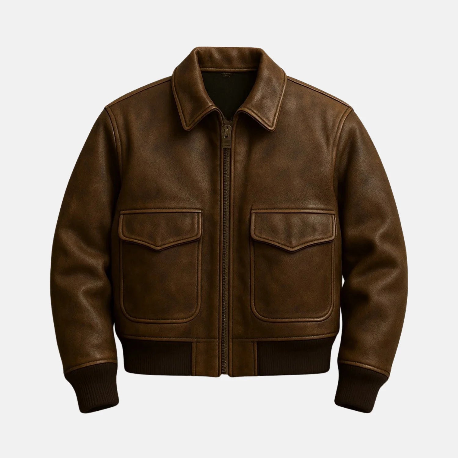 Men’s Aviator Flight Coat Retro Bomber Jacket
