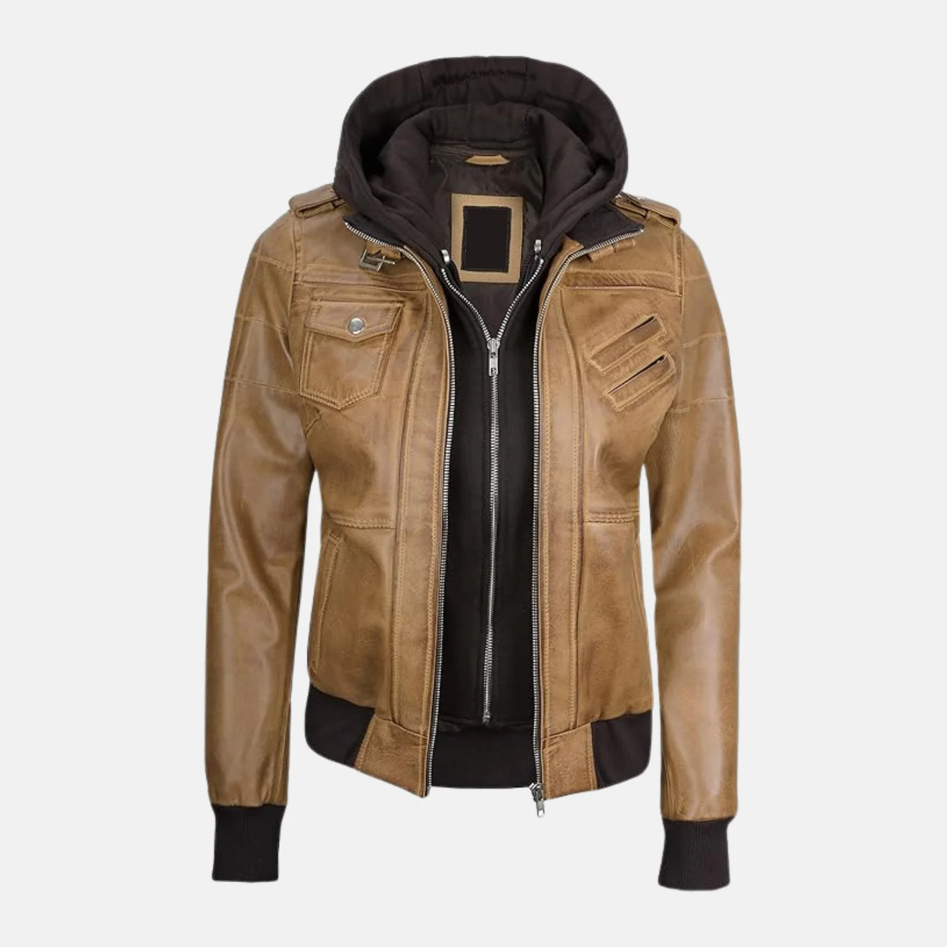Cool Looking Hooded Leather Jackets For Women Cool Looking Hooded Leather Jackets For Women