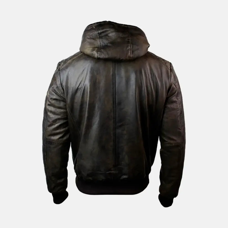 Genuine Lambskin Leather Jackets For Men - Motorcycle Biker