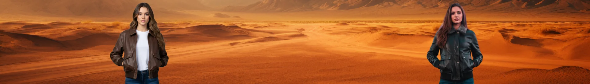 Leather Flight Jacket Women's