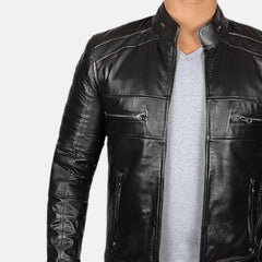 Ironclad Street Men’s Distressed Leather Biker Jacket