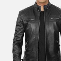 Ironclad Street Men’s Distressed Leather Biker Jacket
