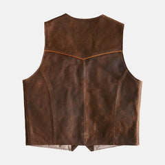 Lachlan Leather Vest