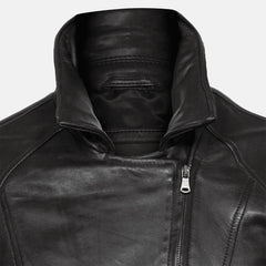 Valerie Leather Biker Jacket For Women