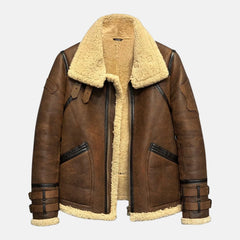 Men’s B2 Aviator Shearling Leather Aviator Jacket