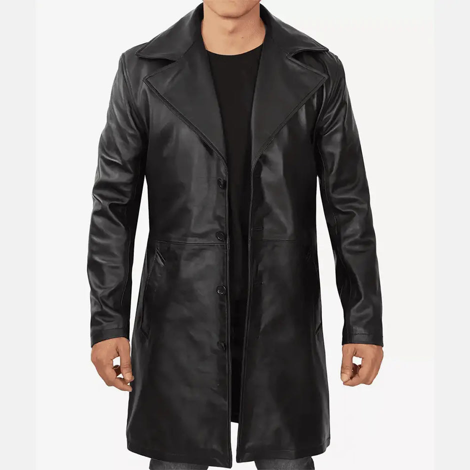 Leather Duster Men The Leather Jacket Company