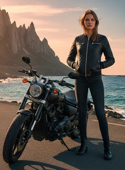 Quilted Leather Jacket | quilted jacket