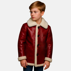  Christmas Kids Leather Jacket

