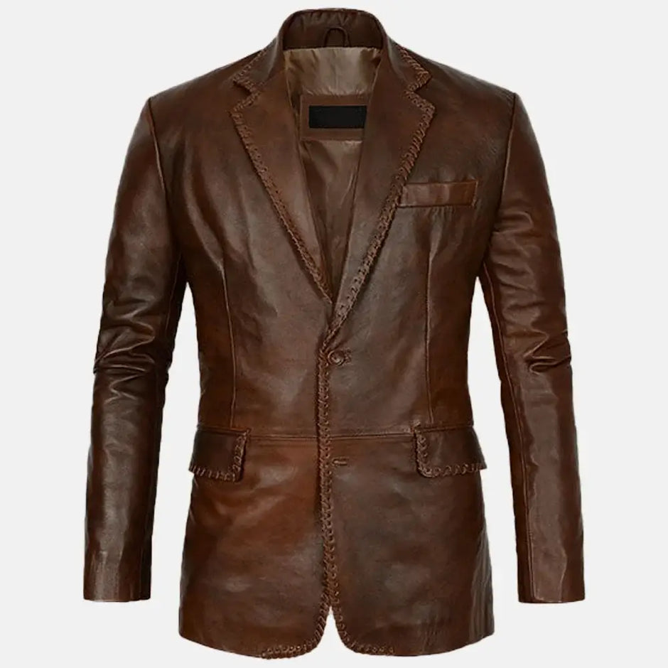 Leather Blazer Men The Leather Jacket Company