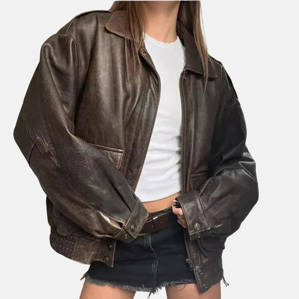 ZyricLeatherJacket90sWomenBomb