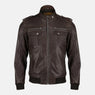 Aero Leather Jacket | Leather Bomber Jacket